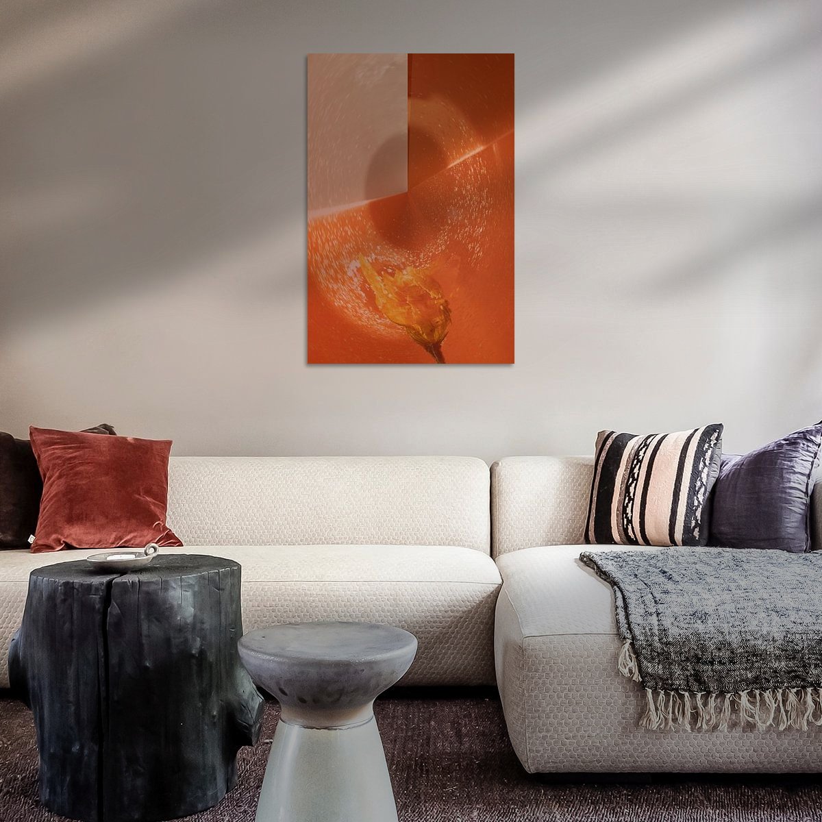 Werk aan de Muur-990732-Abstract oranje-Jeanet Francke-1200x1200-Livin